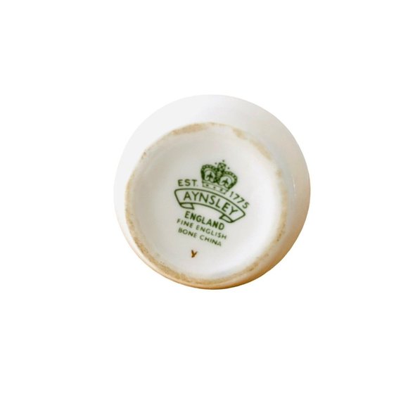 Aynsley England Miniature Pitcher Bone China 3.75 Inch High - Picture 4 of 5